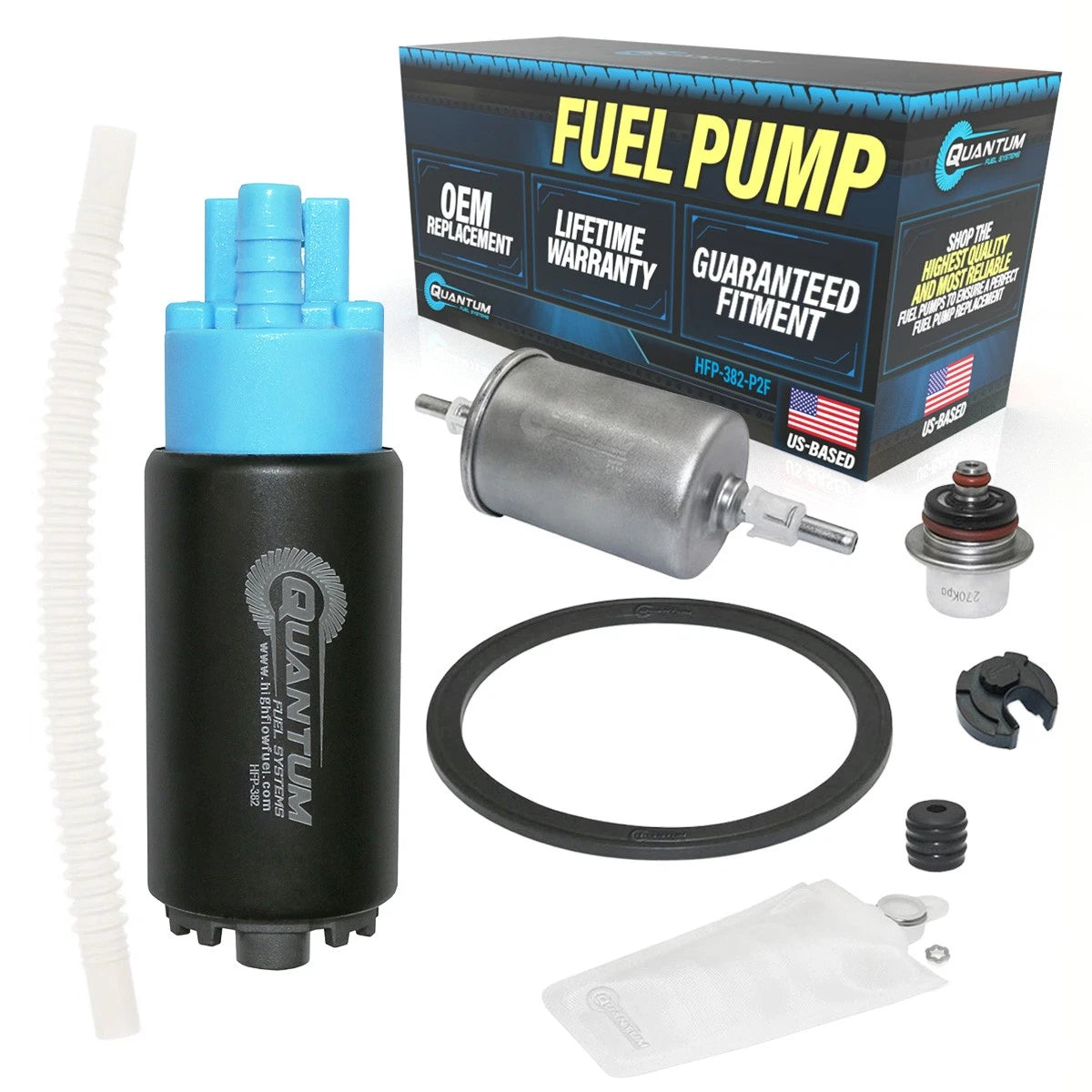 QFS EFI Fuel Pump + Tank Seal + Reg + Filter for Polaris Sportsman 500 (2007–2009)