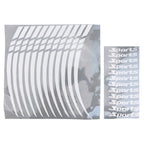 12 Pieces Wheel Rim Stripe Tape Stickers for 18-21 Inch Sport Wheels