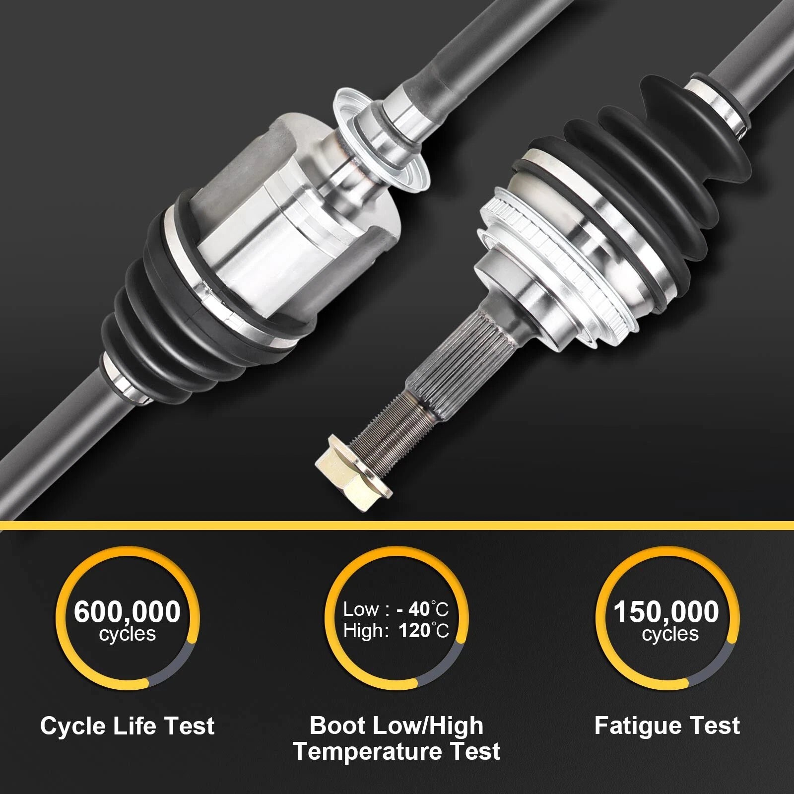 Front Right CV Axle Assembly for Toyota Yaris iA (2016-2017)