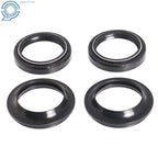 Set of 2 Front Fork Damper Shock Absorber Seals for Motorcycles