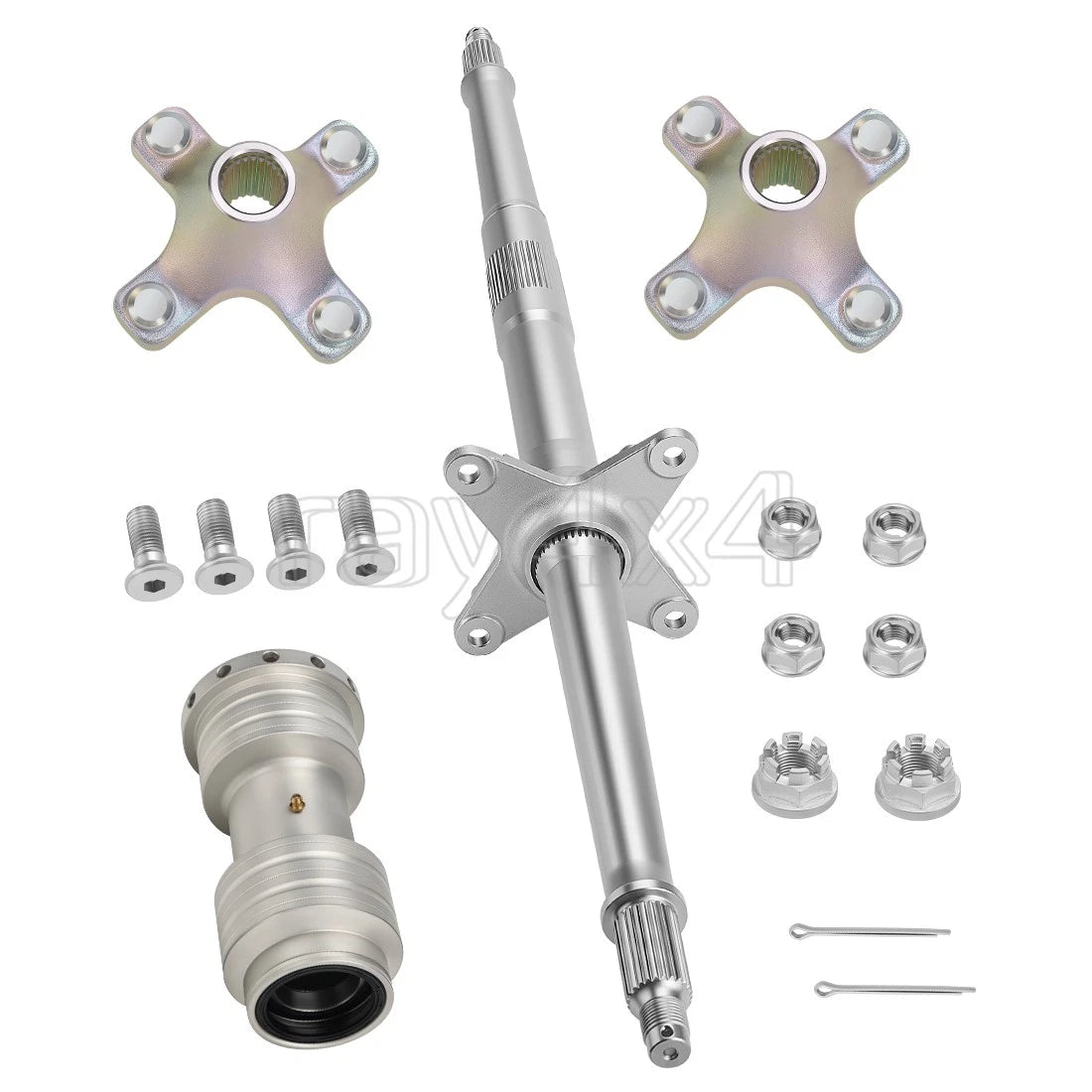 Rear Axle Shaft & Wheel Hub Bearing Carrier for Honda Sportrax 400 (1999–2008)