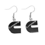 Cummins Emblem Earrings for Women - Diesel Gear Jewelry