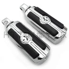 Chrome Gear Skull Footpeg for Victory Cross Roads (2018–2023)