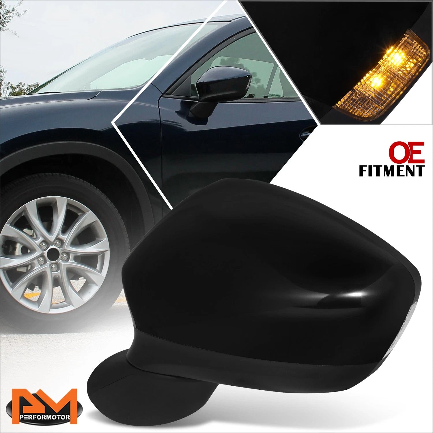 Power Heated Signal Side Rear View Mirror for Mazda CX-5 (2013–2015)