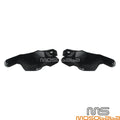 Black Hand Guards Protector Mount Kit for Kawasaki Versys 650 (2022-2024)