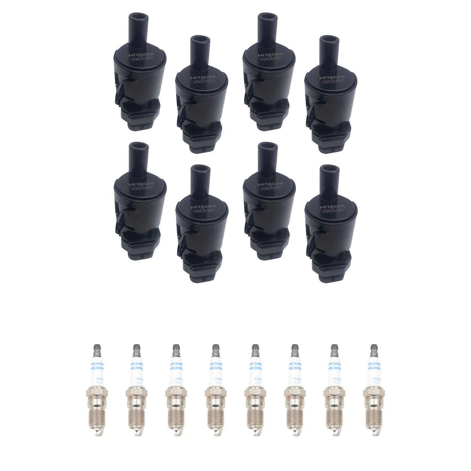 Set of 8 Ignition Coils & Spark Plugs for GMC Sierra 1500 V8