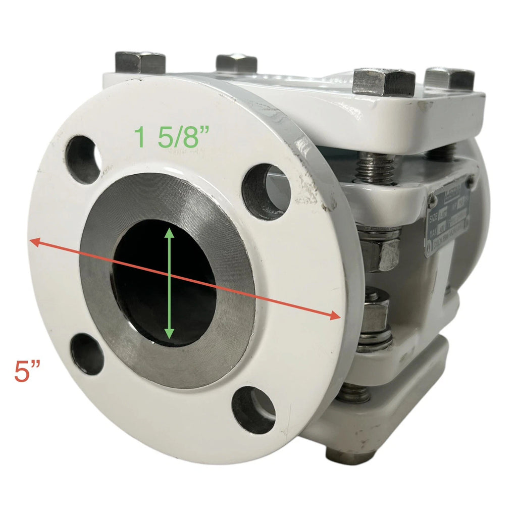 Flanged Borosilicate Sight Glass Assembly for LJ Star GYLON (3504-T-BORO-316SS)