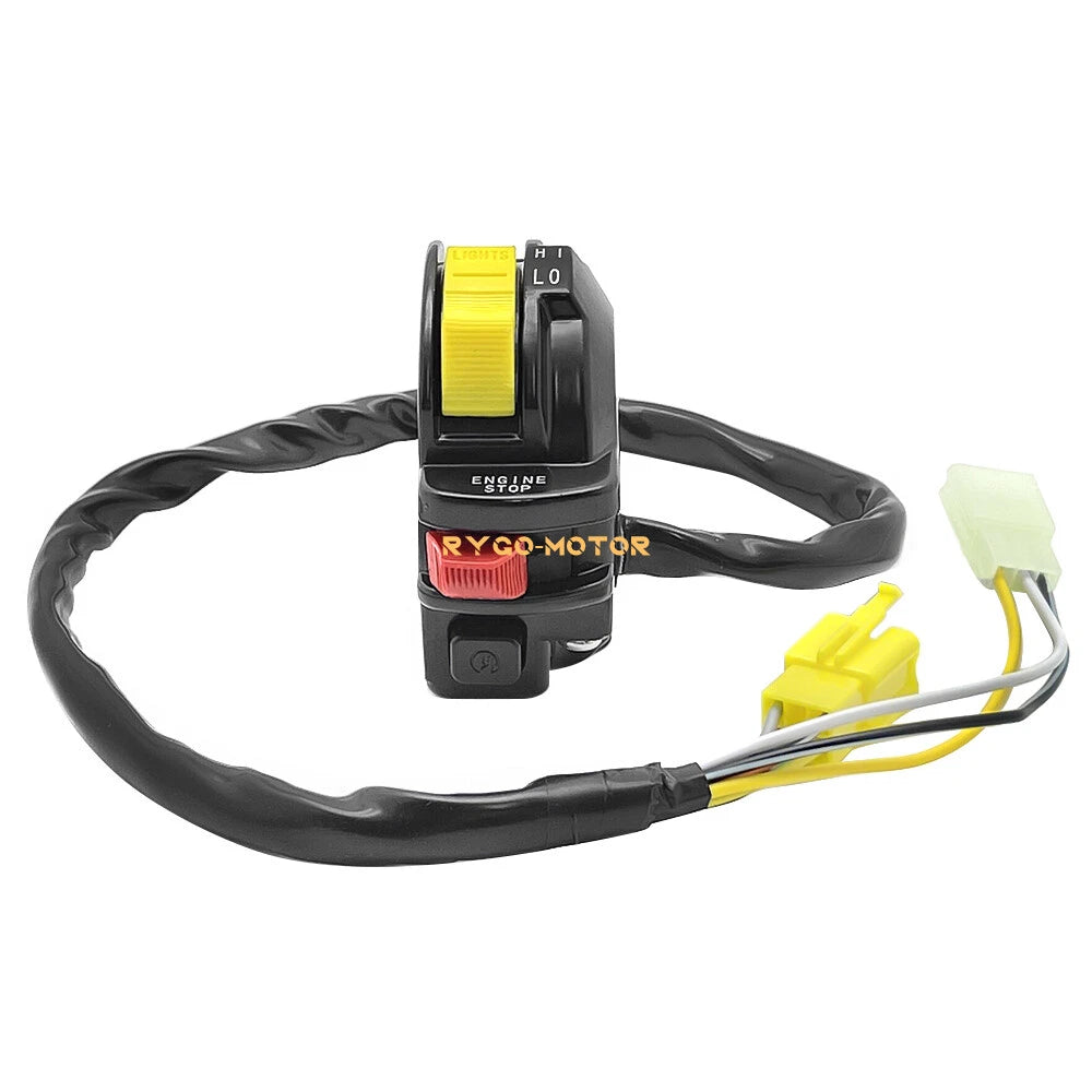 Handlebar Start Stop Headlight Switch for Suzuki Quadrunner 230 (1990–1998)