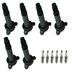 Set of 6 Ignition Coils & Spark Plugs for Mercury Ford Escape Fusion (2001–2012)