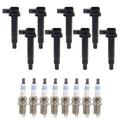 Set of 8 Ignition Coils & Spark Plugs for Mustang Navigator V8