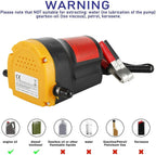 12V 60W Oil Change Pump for Diesel Fluid Transfer