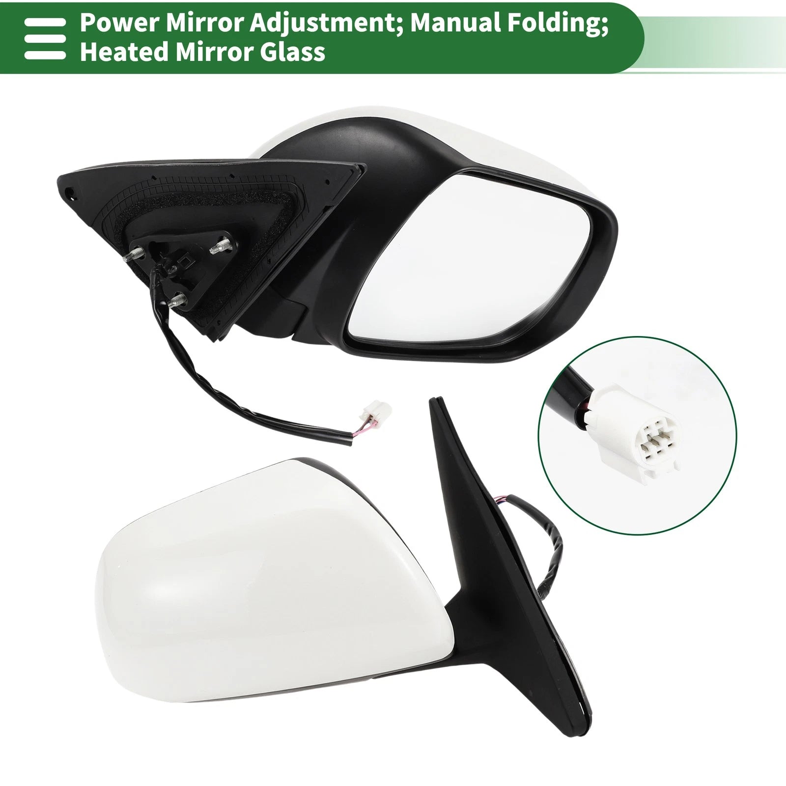 Right Side Door Mirror for Toyota Highlander (Heated)