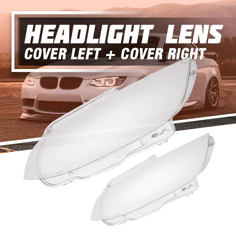 Pair of Headlight Lens Covers for BMW 3 Series E92 E93 M3 (2006–2009)
