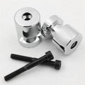 Chrome Swingarm Spools 6mm for Yamaha R1 YZF-R1 (1998–2015) / FZ-1 (2004–2015)