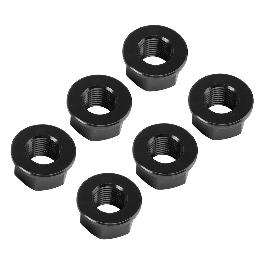 6x Rear Sprocket Nuts M10 Black for Ducati Panigale V2 V4 V4S 1199 1299 (2012–2024)