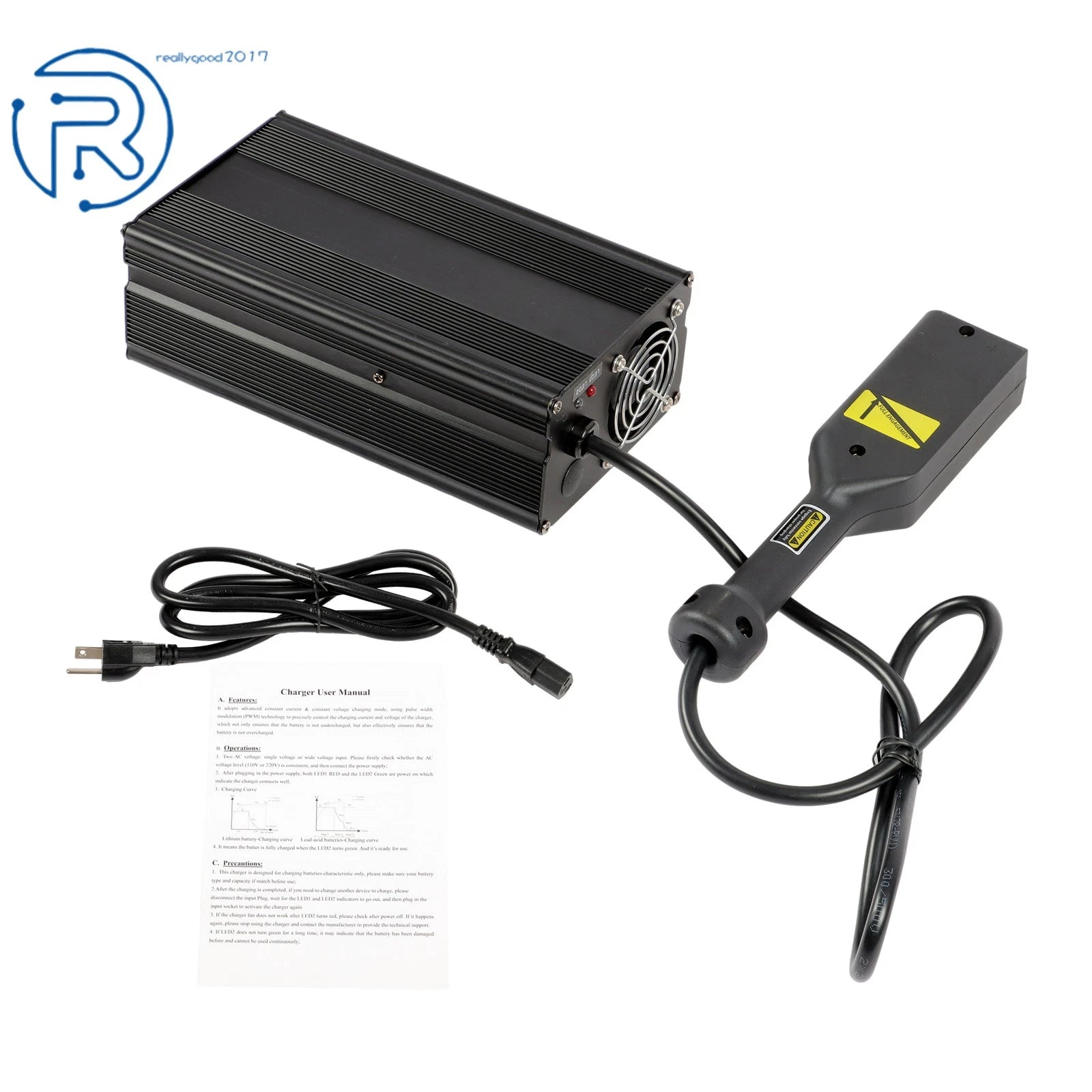 Powerwise D Style Plug for EZGO TXT Golf Cart (1996–Present) 36V 20A