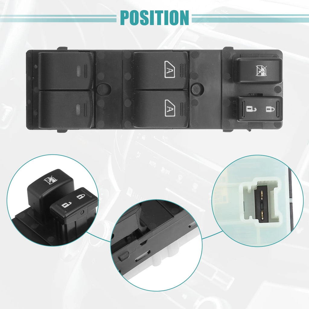Power Window Switch Control for Nissan Maxima (2016–2023)
