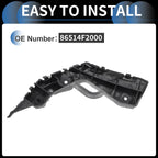 1pc Right Front Bumper Retainer Bracket No.86514F2000 for Hyundai Elantra (2017–2018)