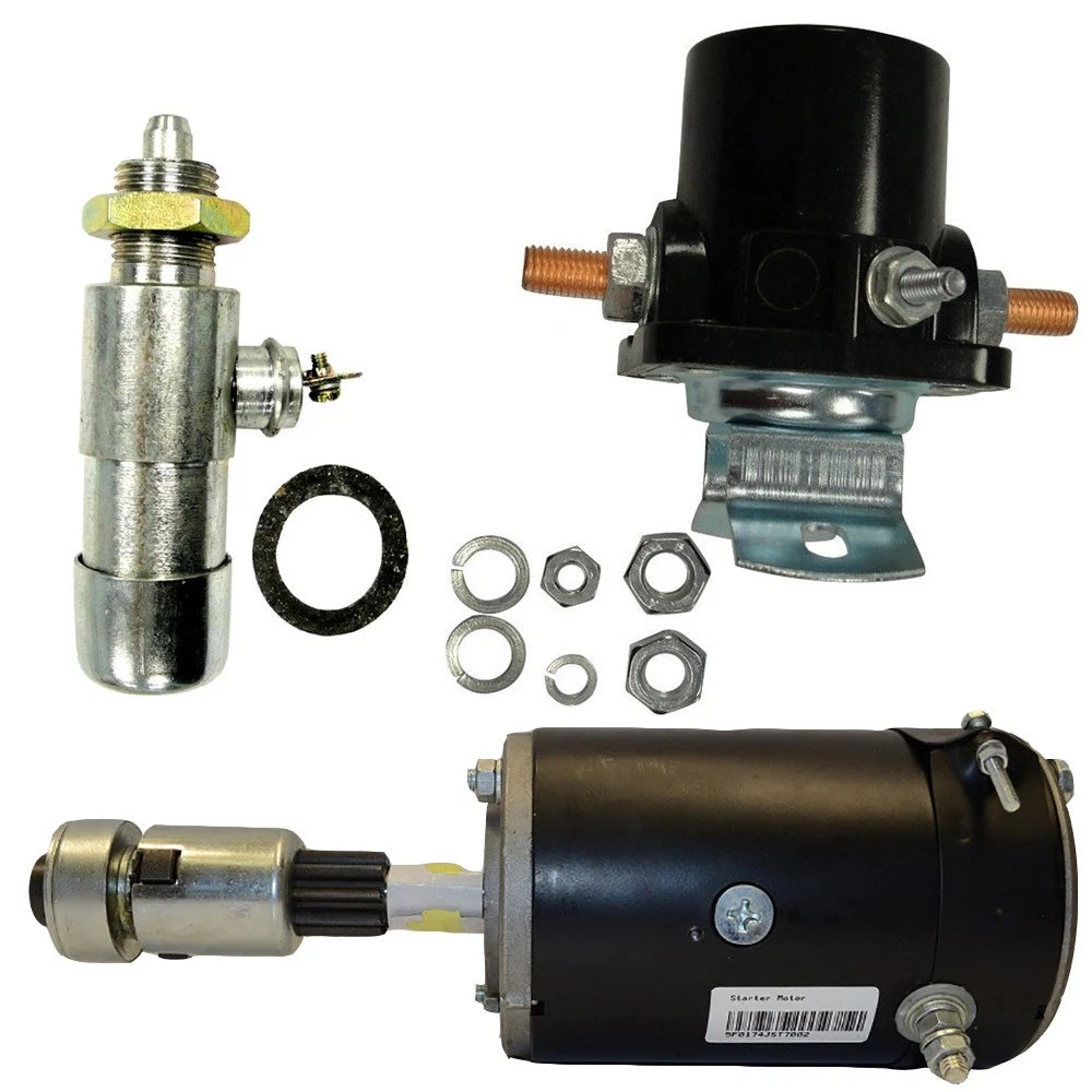6V Starter with Drive & Solenoid for Ford 2N Tractors (1939–1947)
