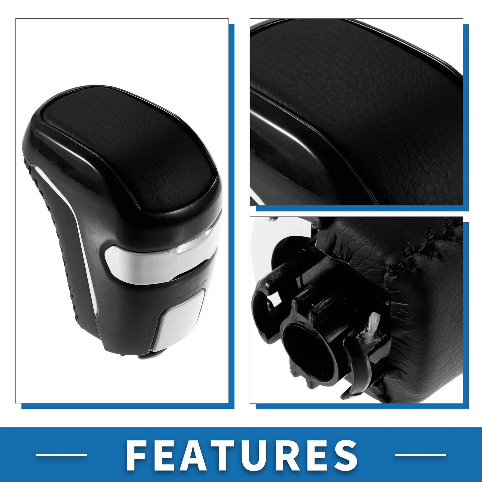 Automatic Gear Shifter Knob for Toyota Tacoma TRD PRO (2016–2023) Black White
