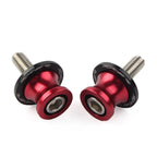 8MM Red Swingarm Spools Slider Stand Screws for KAWASAKI ZX6R (2012-2021)