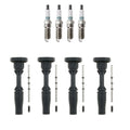 Set of 4 Denso Iridium Spark Plugs & NGK Coil Boot Kit for ATS Colorado Envision (L4 2.5 2.0)