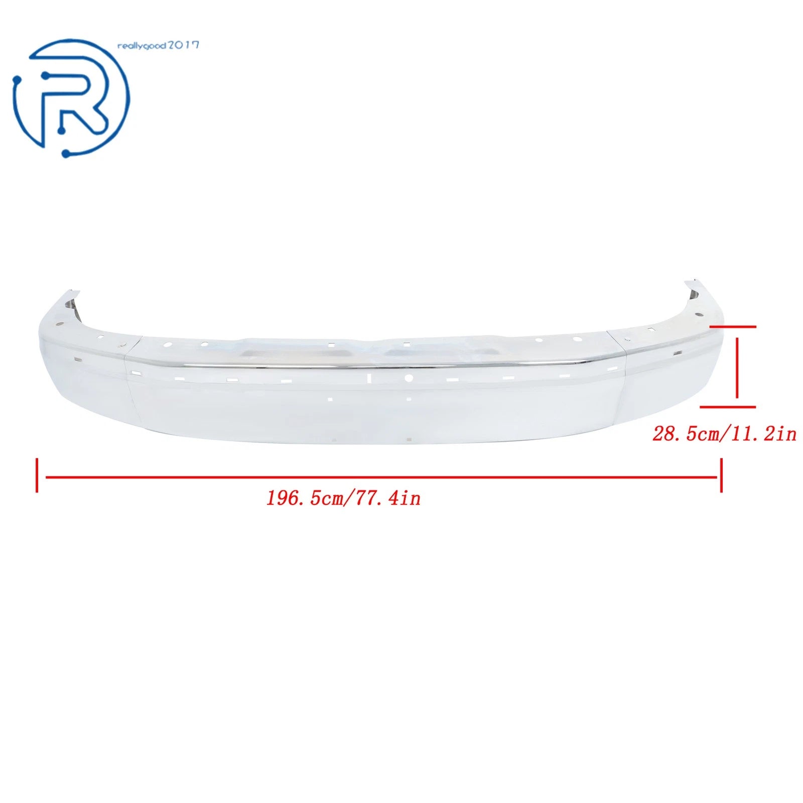 Front Bumper Face Bar for Chevy Express GMC Savana 2500 3500 (2003-2025)
