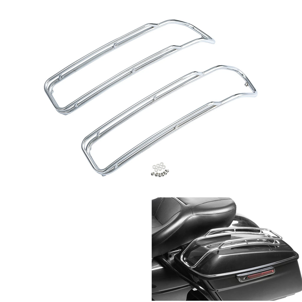 Saddlebag Lid Top Rails Trim Rack Guard for Harley Electra Road Glide (2014–2024)