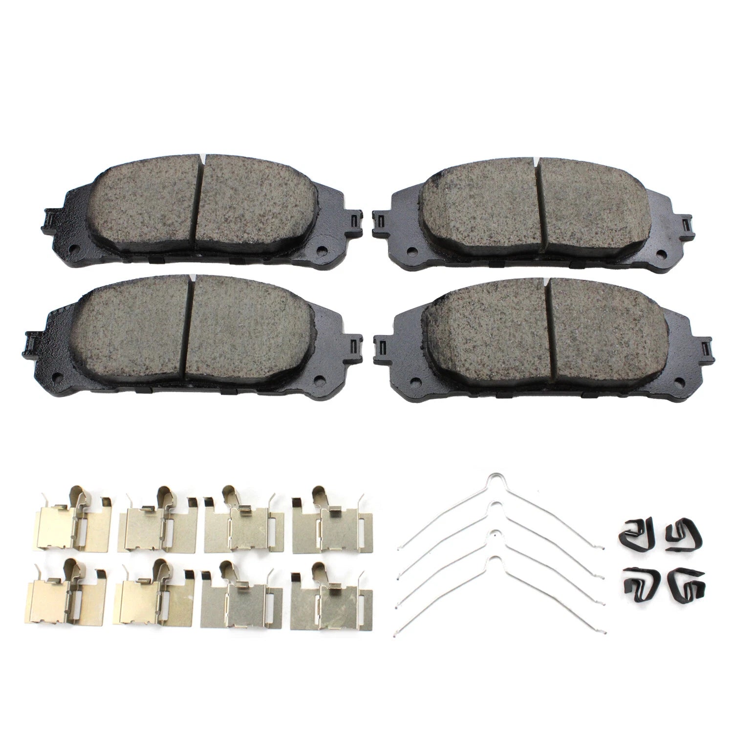 Set of 4 Akebono ProACT Front Ceramic Brake Pads for Toyota Highlander