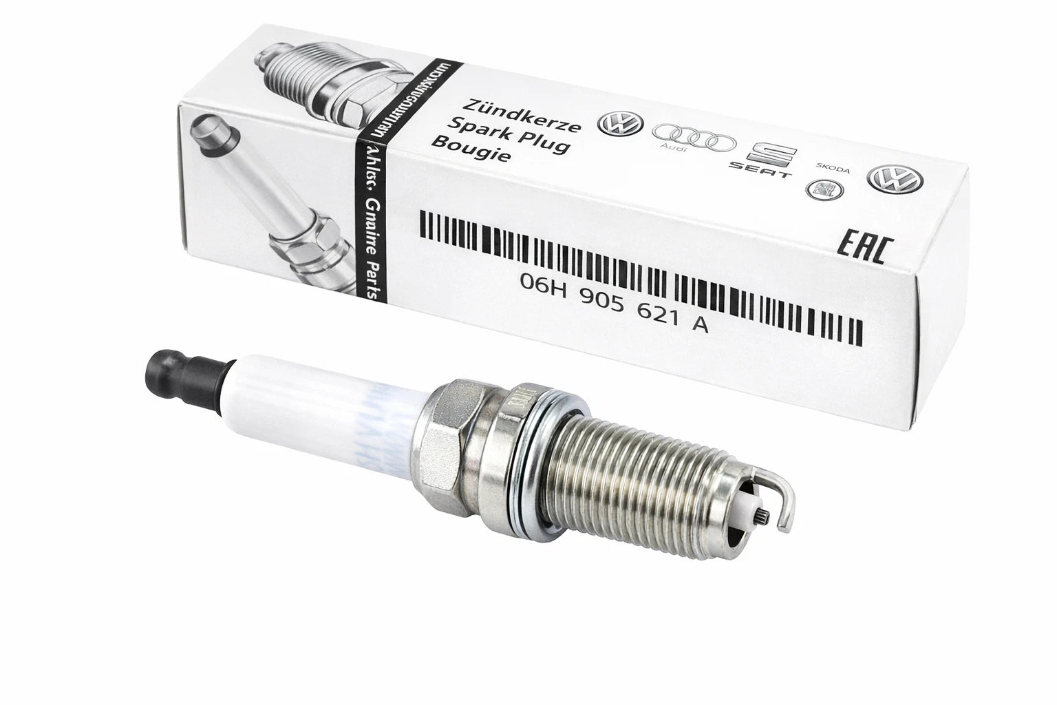 Genuine OEM Spark Plug for VW CC, Eos, Passat, Tiguan, GTI (2012–2019) 06H905621A
