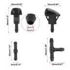 7 x Windshield Wiper Fluid Squirter Nozzles for Hyundai Tiburon (2003-2008)
