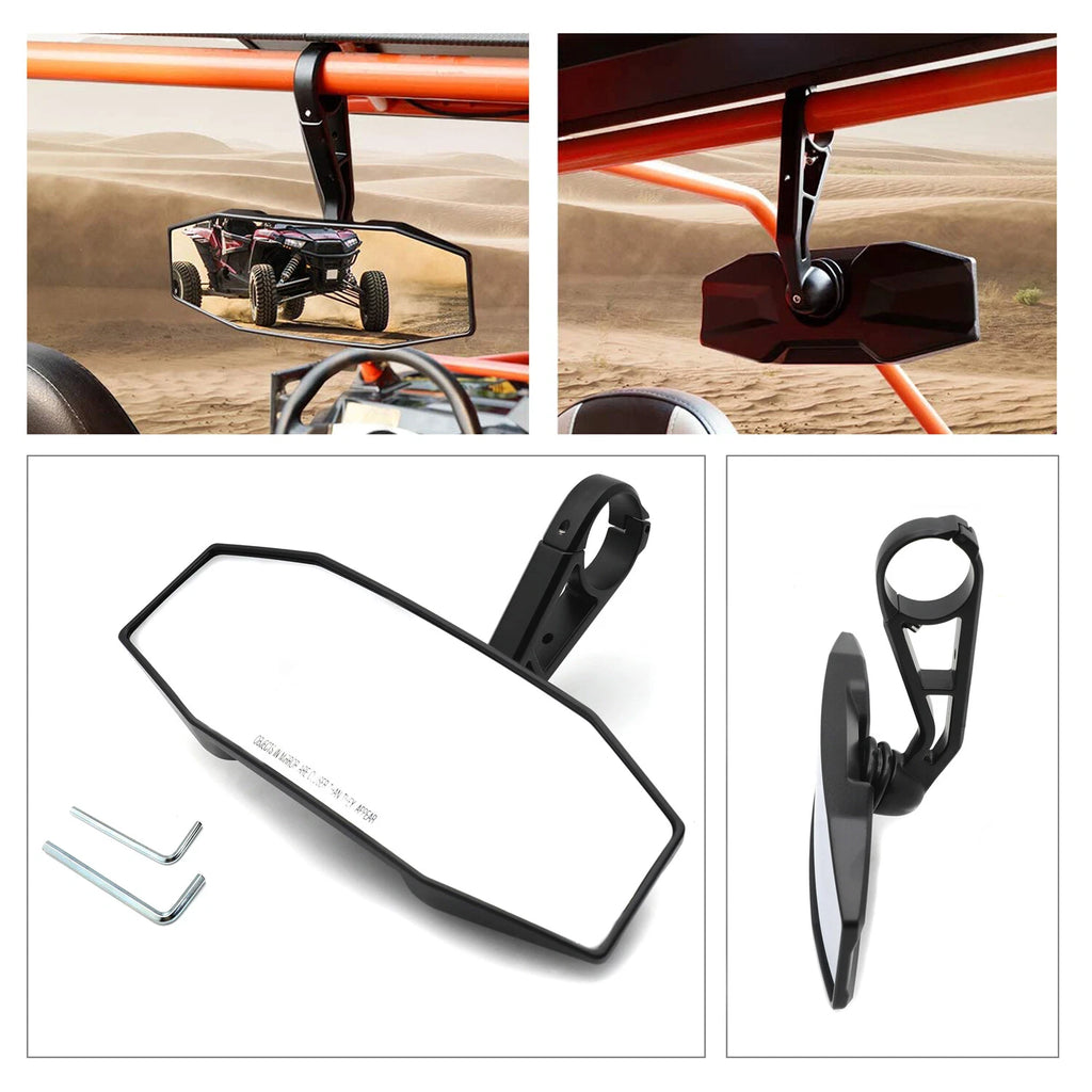 Weatherproof Convex Rearview Center Mirror for RZR General 900 1000 570 (2015–2020)