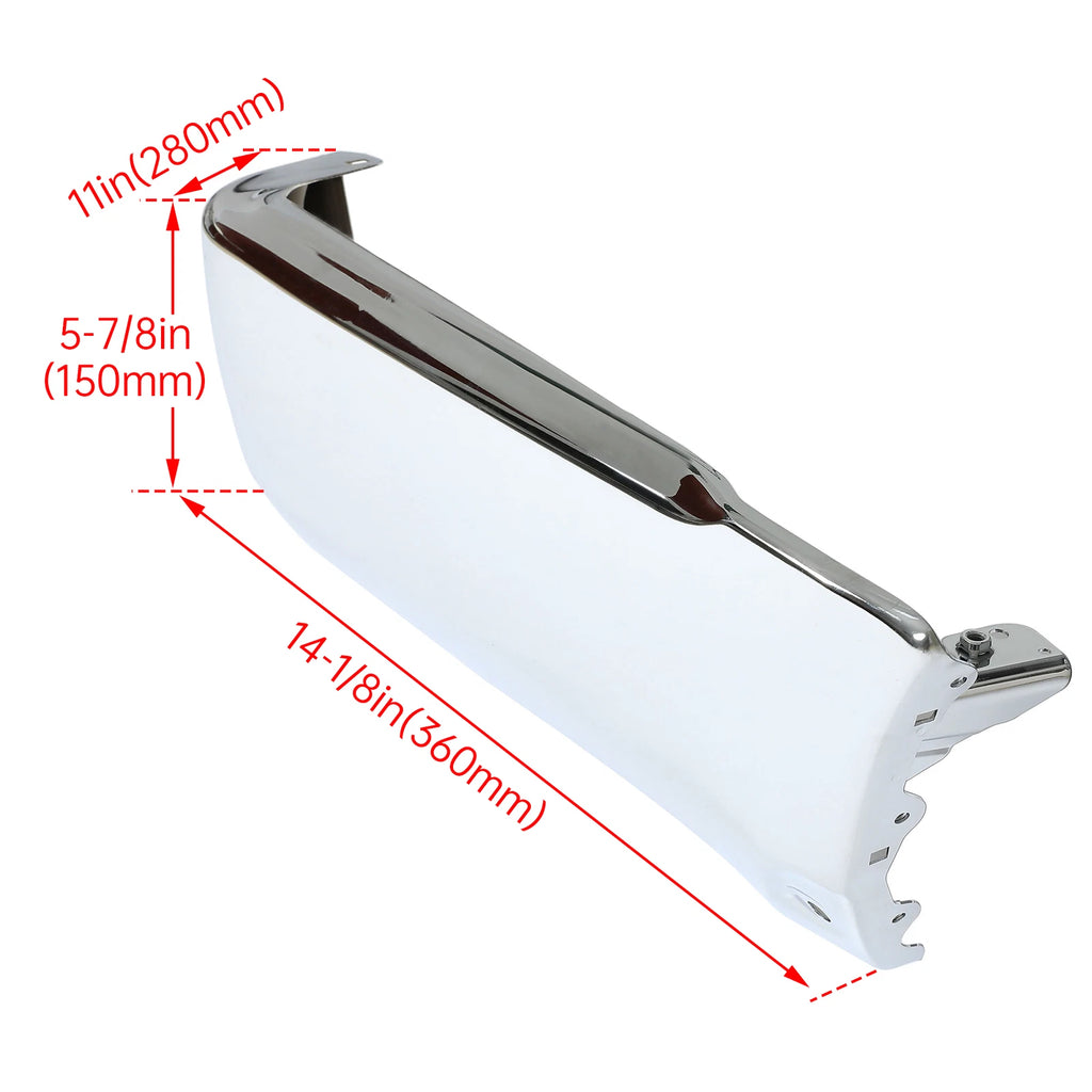 Bumper End Cap for Toyota 4Runner (1996–2002) Rear Right Side Chrome