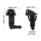 4 x Windshield Washer Nozzle Kit for Honda Civic, Odyssey, Accord (2001-2023)