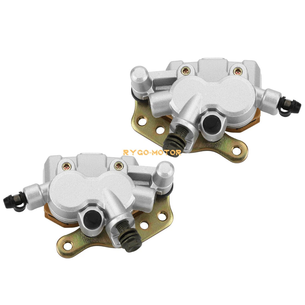 Front Left Right Brake Caliper & Pads for Suzuki Quadrunner 500 (1998–2000)