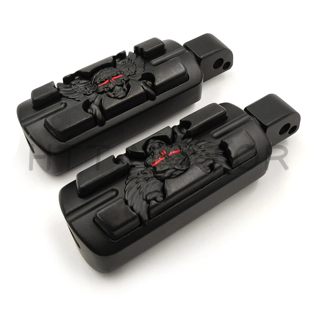 Pirate Skull Footpeg Peg for Harley Softail Fat Boy FLFB, Fat Bob (2018–Present)