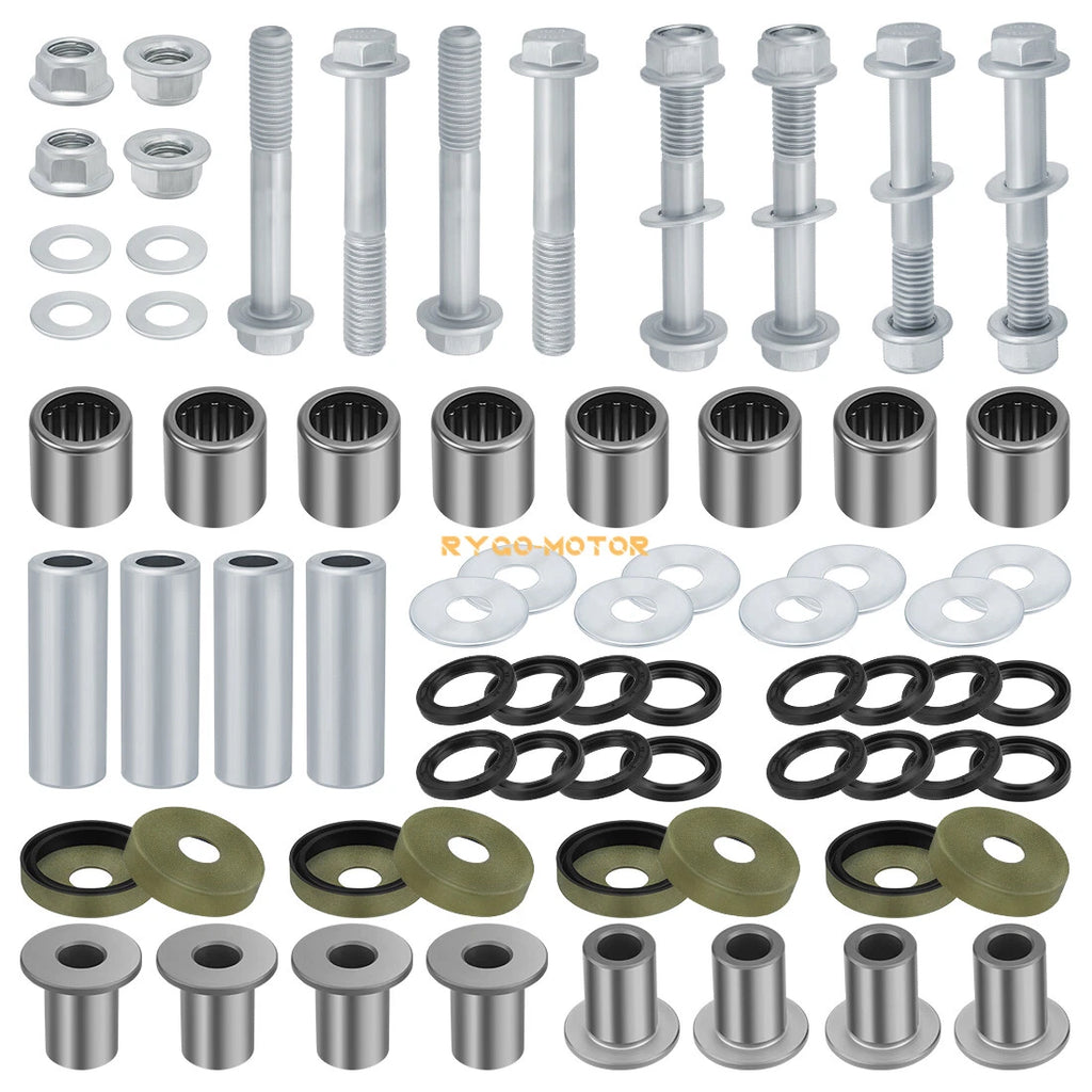 Front Upper & Lower A Arm Bushings Seals Kit for Suzuki Z400 (2003–2008)