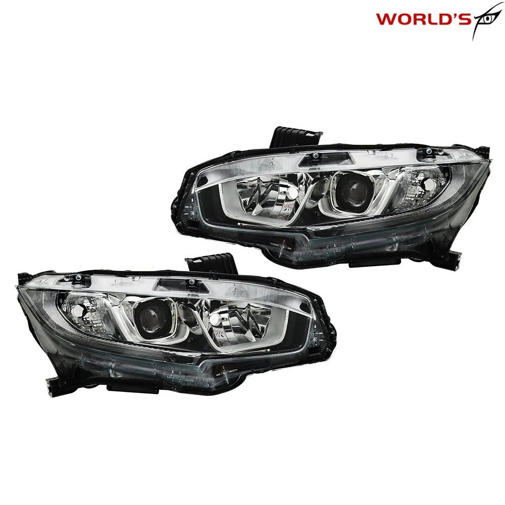 Halogen Headlight with LED DRL for Honda Civic (2016–2020)