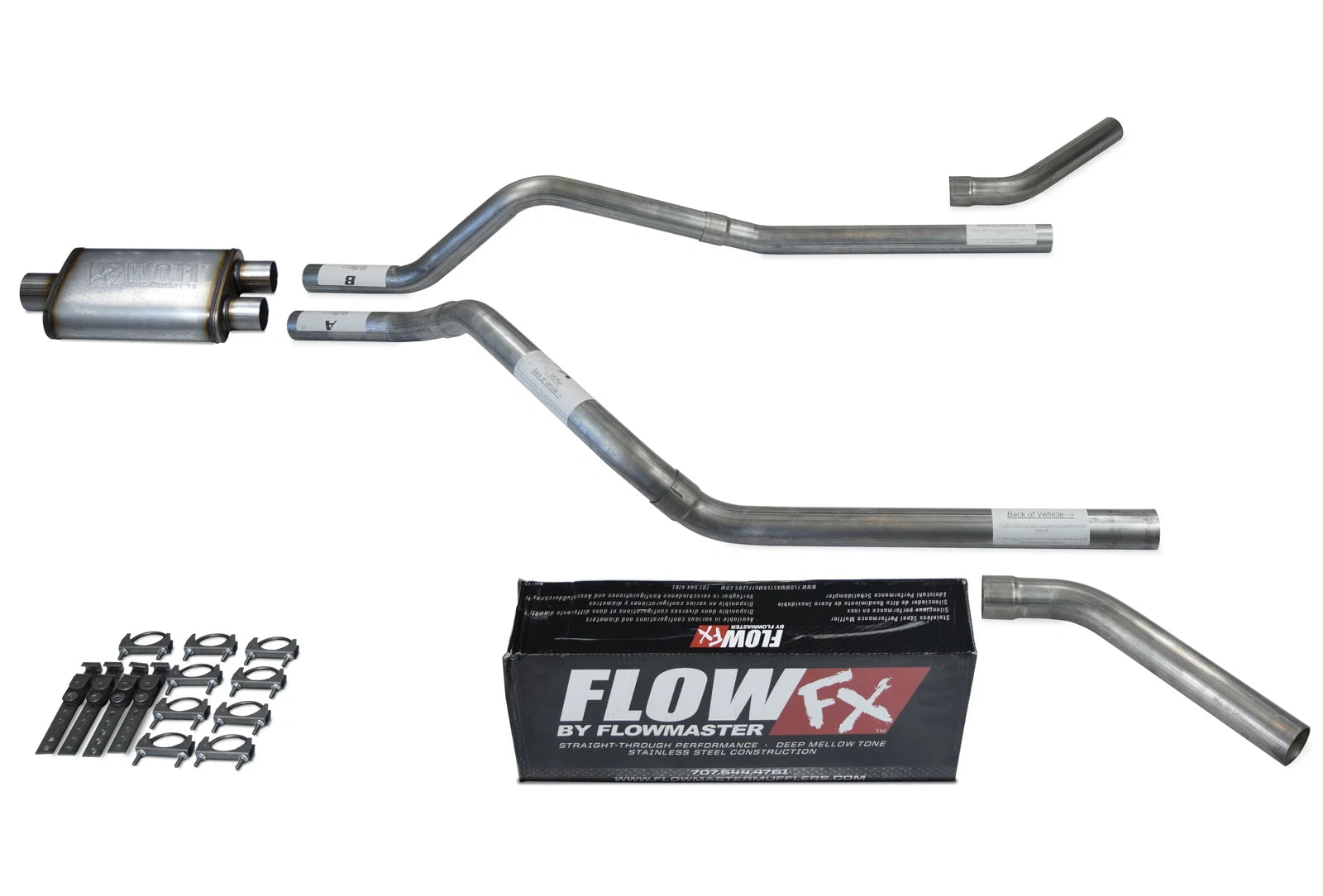 Dual Exhaust Kit for GMC Jimmy (1995–1999) - Flowmaster Flow FX, 2.5"