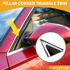 Front Left Side Pillar Corner Triangle Trim for Hyundai Santa Fe (2013–2016)