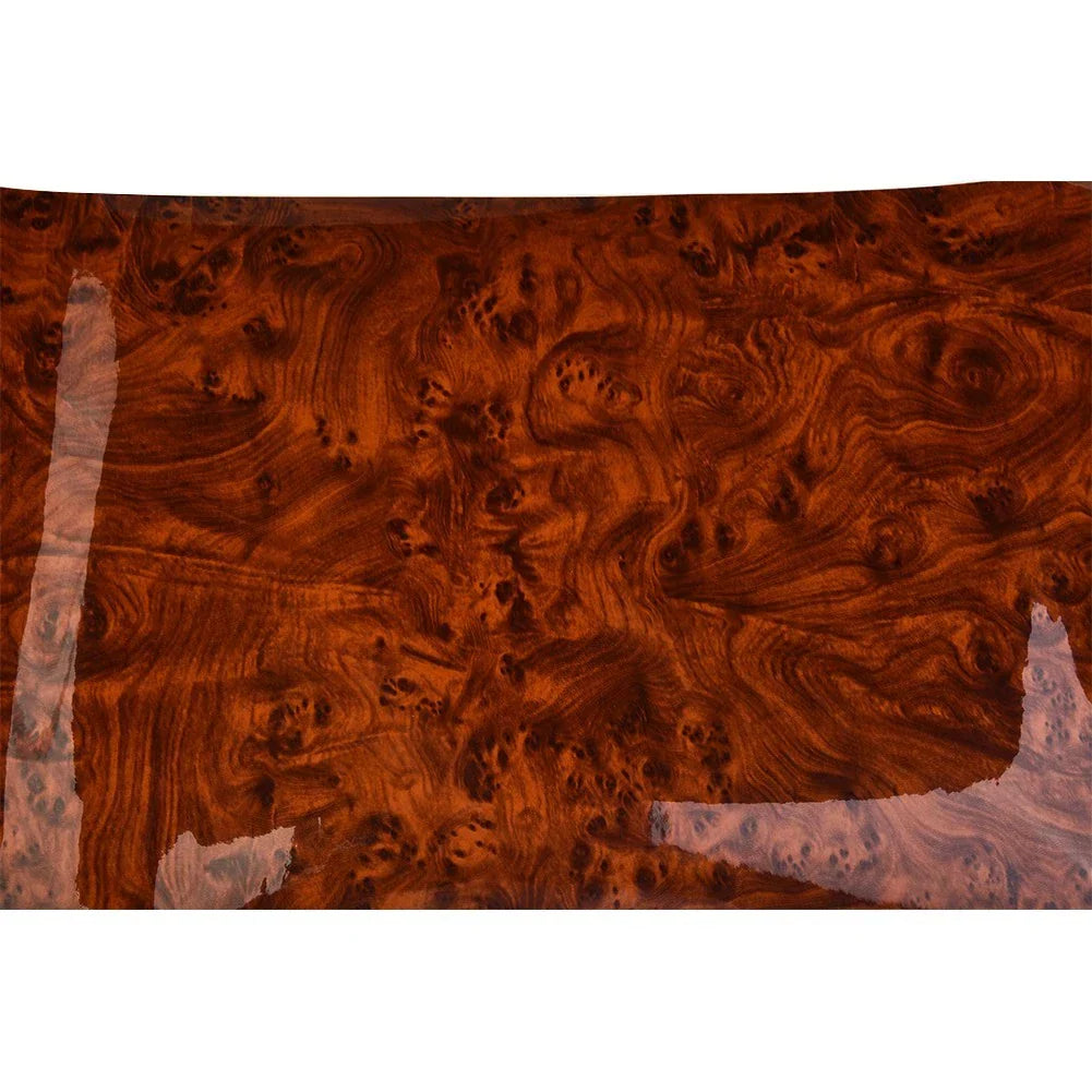 Glossy Simulation Wood Grain Vinyl Sticker Decal Roll Car Interior Film Wrap