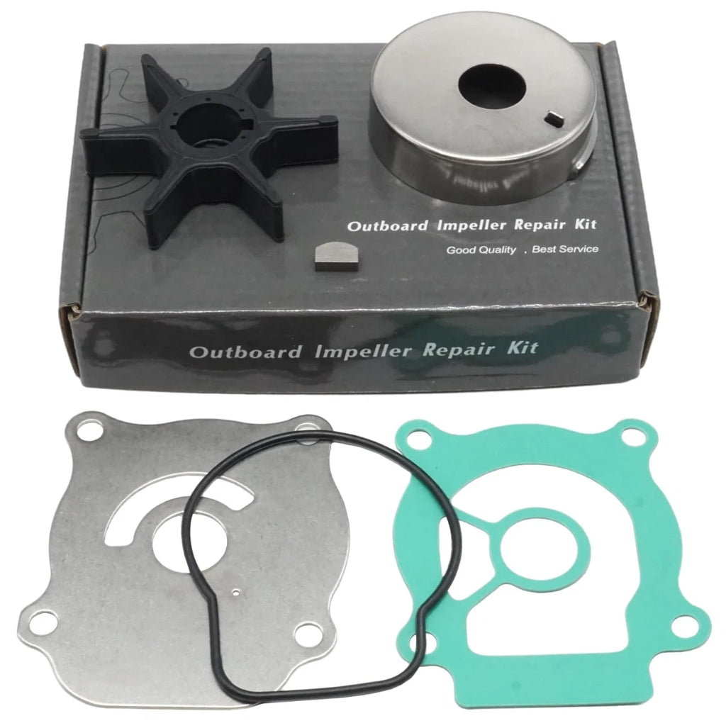 Outboard Water Pump Impeller & Plate for Suzuki 4-S (17461-96312, 17472-96303)