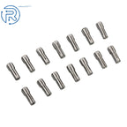 Set of 14 Precision Double Angle CNC Chuck Collets for DA300