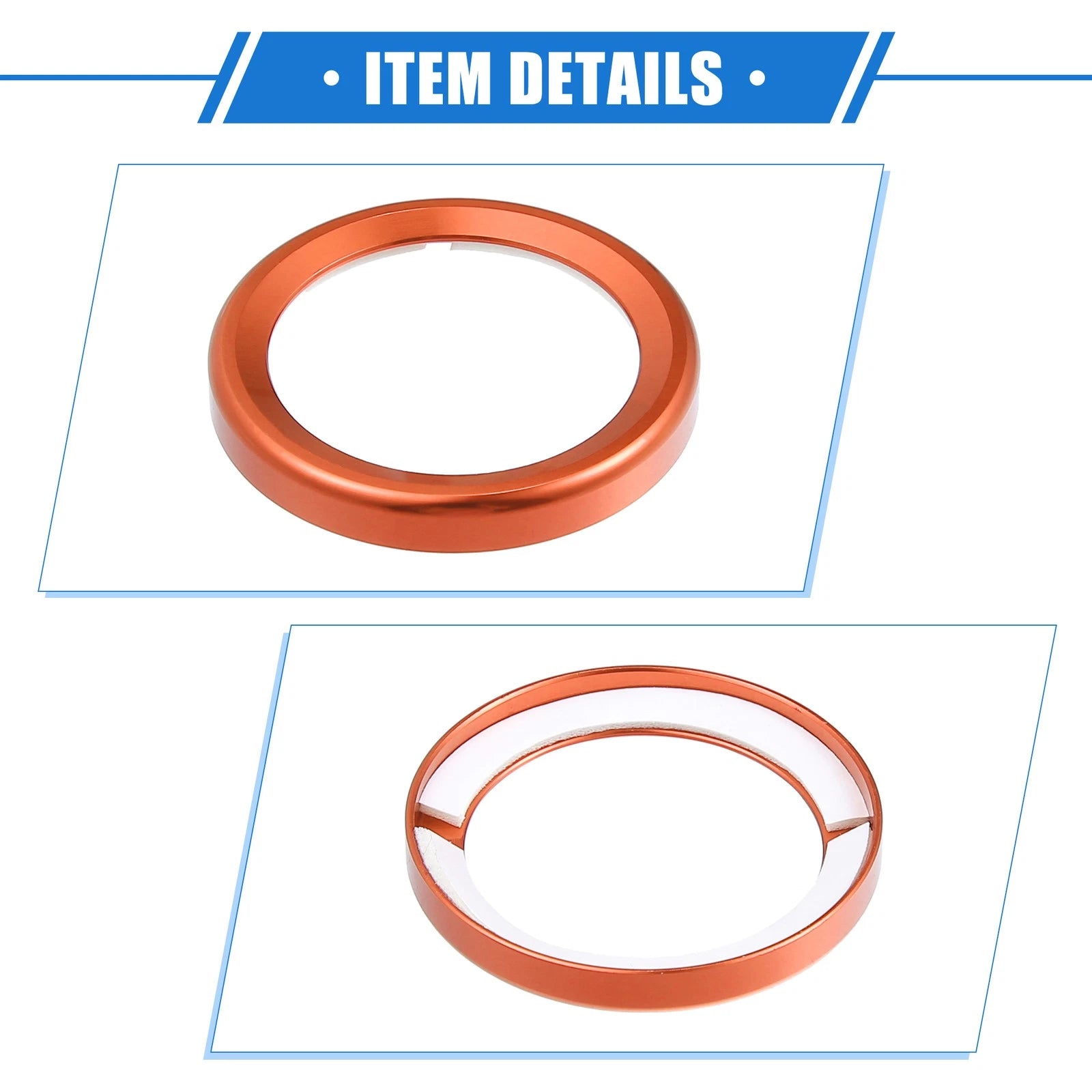 Ignition Push Button Cover Trim for Ford Maverick (2022–2023) - Orange
