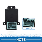 Rear Passenger Side Power Window Switch for Honda Accord (2003–2007) 35770SDAA21