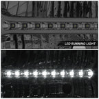 3D LED Running Strip Chrome Smoke Headlight for Ford F250-550 SD (2005–2007)
