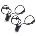 Set of 2 Ignition Coils & Spark Plug Caps for Honda Shadow 1100 (1987â2007)