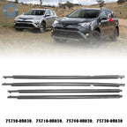 Window Weatherstrip Moulding Trim Seal Belt Chrome for Toyota RAV4 (2013–2018)