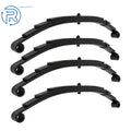 Set of 4 Leaf Springs for Trailer Axle 3500 lbs (4 Leaf Double Eye)