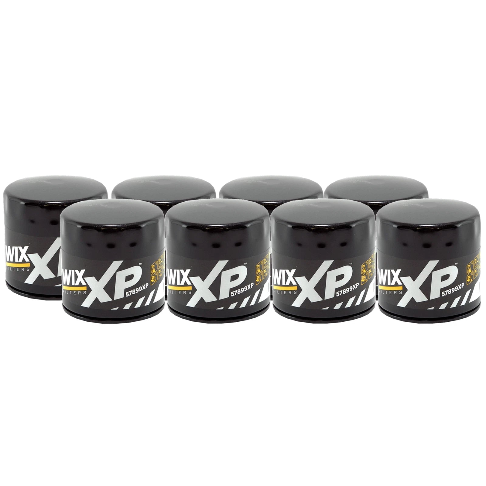 Set of 8 Engine Oil Filters for Chrysler Dodge Jeep Ram (Wix XP)